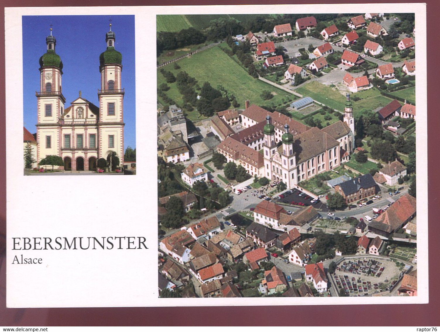 CPM Neuve 67 EBERSMUNSTER Vue Aérienne De L'Abbaye - Ebersmunster