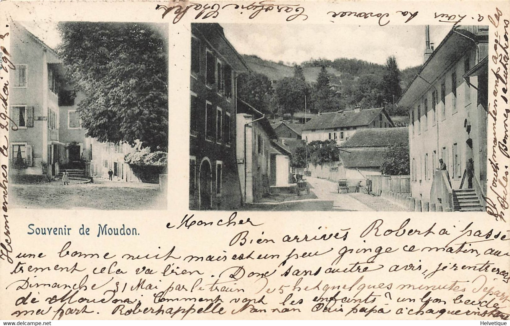 Souvenir De Moudon 1903 - Moudon