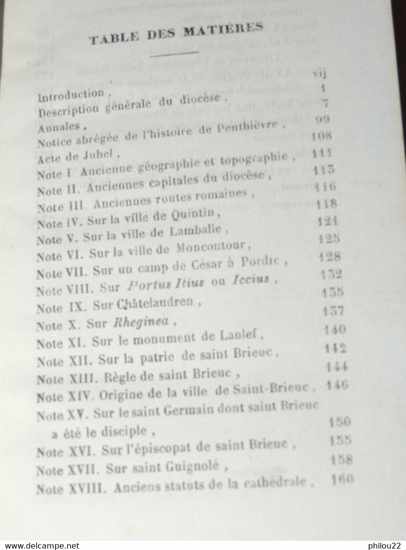 RUFFELET (Abbé) - Annales Briochines... Diocèse De Saint-Brieuc  1850  Bretagne - 1801-1900