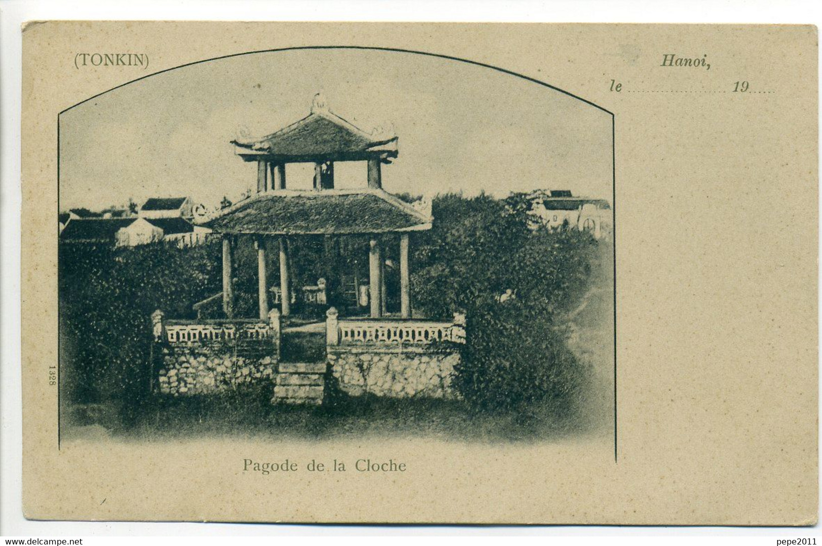 CPA  Asie  Viêt-Nam - TONKIN - HANOÏ - Pagode De La Cloche - Vietnam