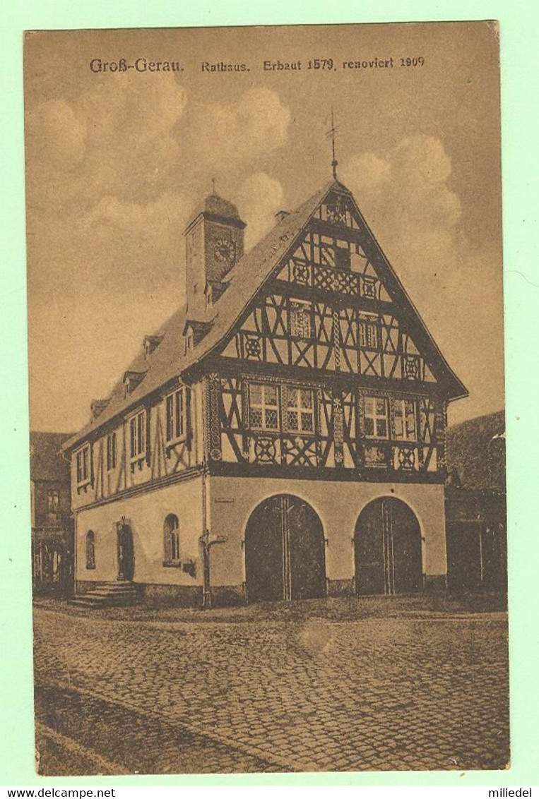 T2287 - ALLEMAGNE - Gross-Gerau - Rathaus - Erbaut 1579, Renoviert 1909 - Gross-Gerau