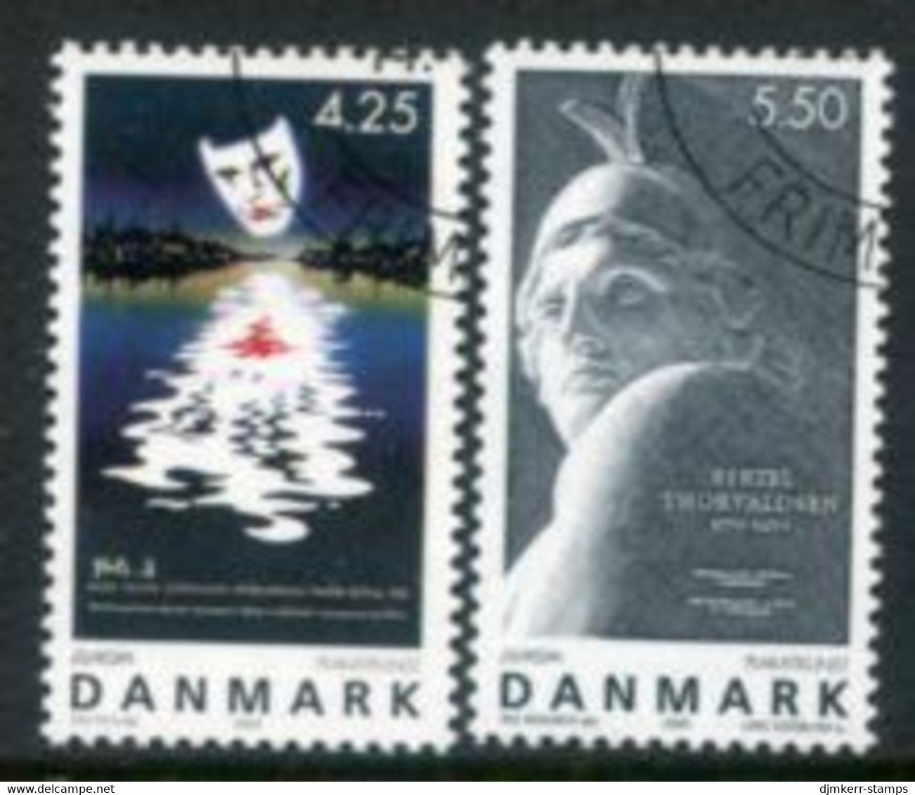 DENMARK 2003 Europa: Poster Art Used.  Michel 1341-42 - Usado