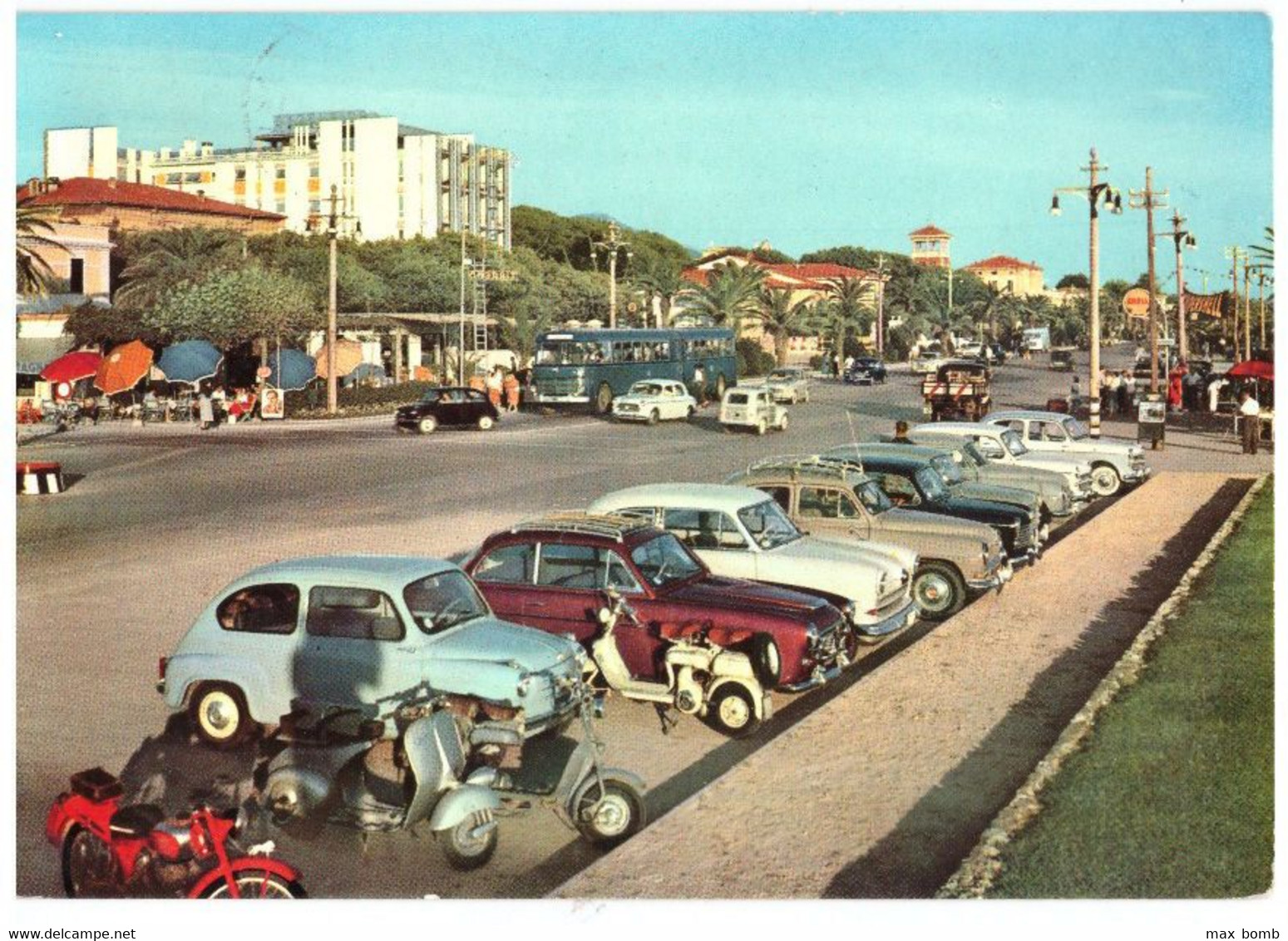 1958 MARINA DI MASSA  MOTO VESPA E ALTRE - Carrara