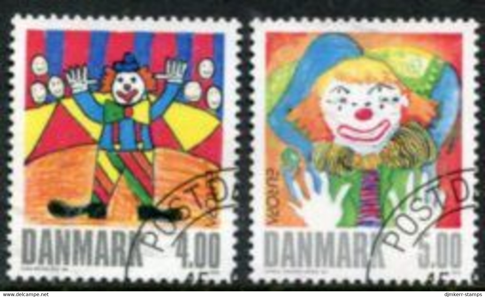 DENMARK 2002 Europa: Circus Used.  Michel 1310-11 - Usado