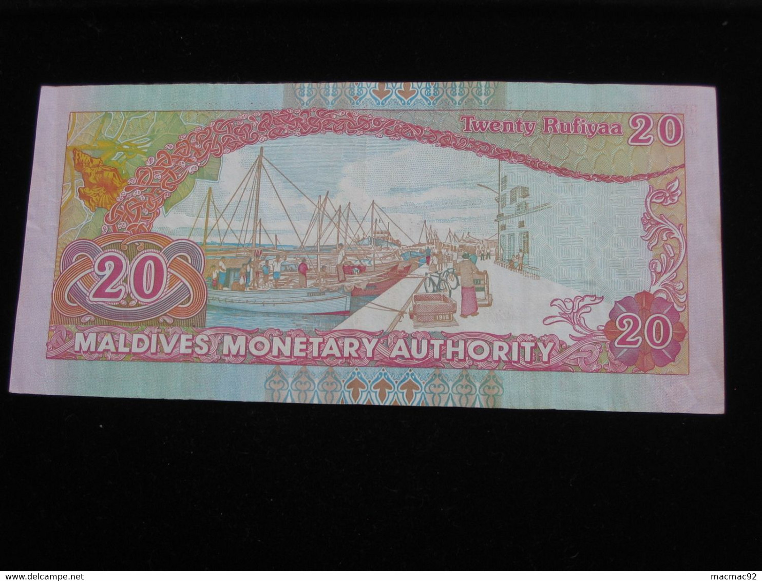 MALDIVES - 20 Twenty Rufiyaa 2000 - Maldives Monetary Authority  **** EN ACHAT IMMEDIAT **** - Maldiven