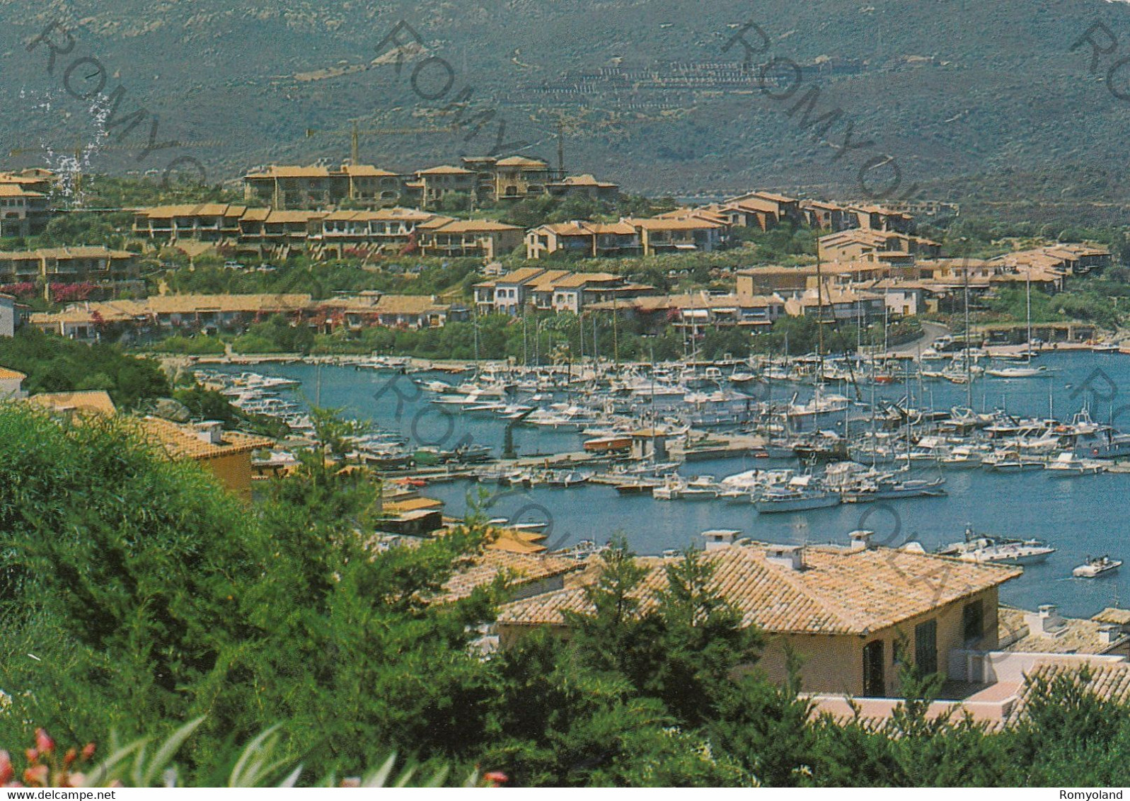 CARTOLINA  PORTO ROTONDO,SASSARI,SARDEGNA,MARE,SOLE,ESTATE,VACANZA,SPIAGGIA,LUNGOMARE,BARCHE A VELA,VIAGGIATA 1991 - Carbonia