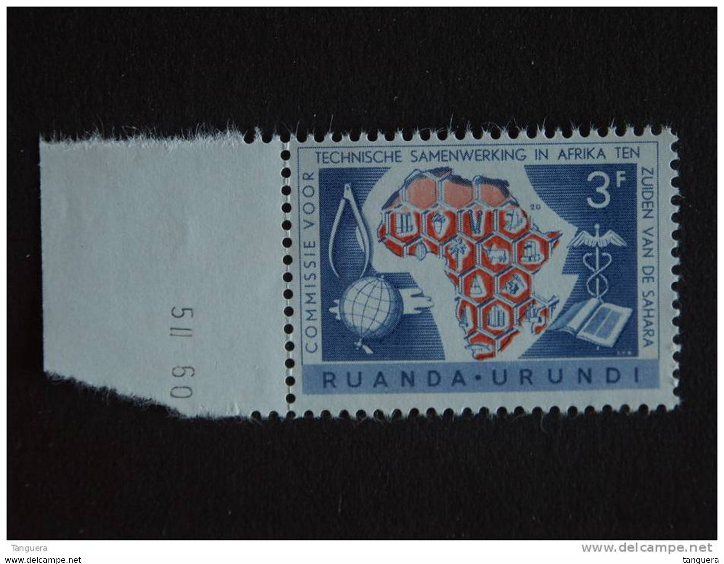 Ruanda-Urundi  Anniversaire Commission Copération Technique En Afrique Yv 218 MNH ** - Ungebraucht