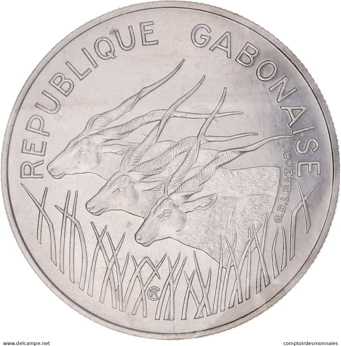 Monnaie, Gabon, 100 Francs, 1975, Paris, ESSAI, FDC, Nickel, KM:E3 - Gabun