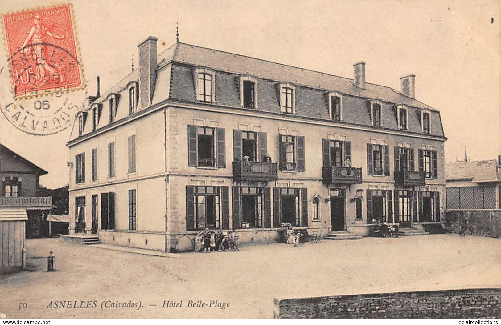 Asnelles        14          Hôtel Belle Plage     N°50              (voir Scan) - Sonstige & Ohne Zuordnung