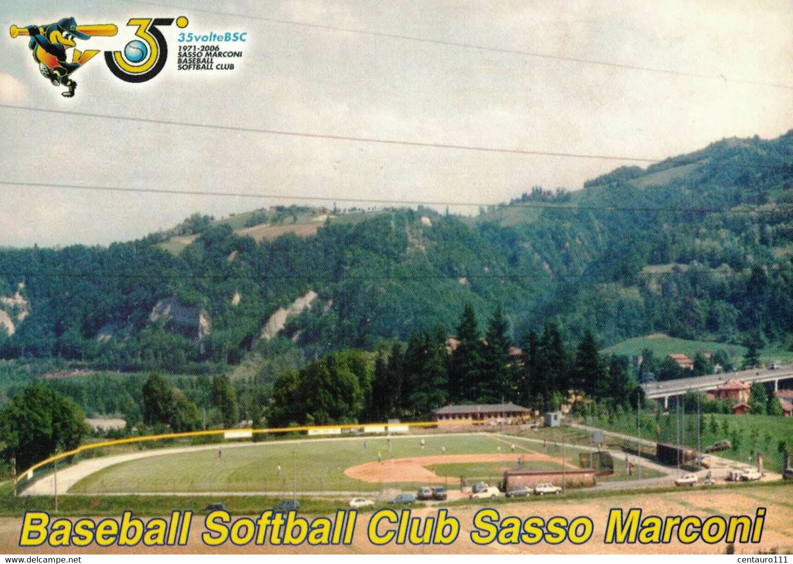 Sasso Marconi, Bologna, Emilia Romagna, Baseball, Softball, Annullo Postale, Marcofilia - Baseball