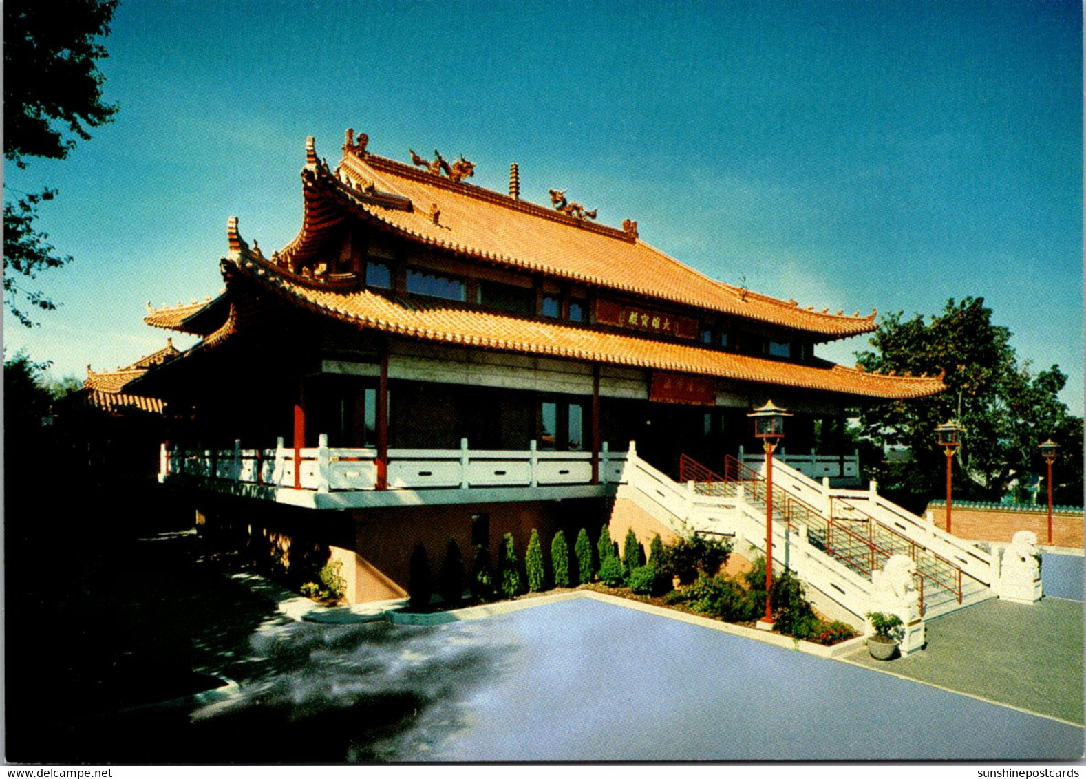 Canada Richmond International Buddhist Society Temple View From The Right Side - Richmond