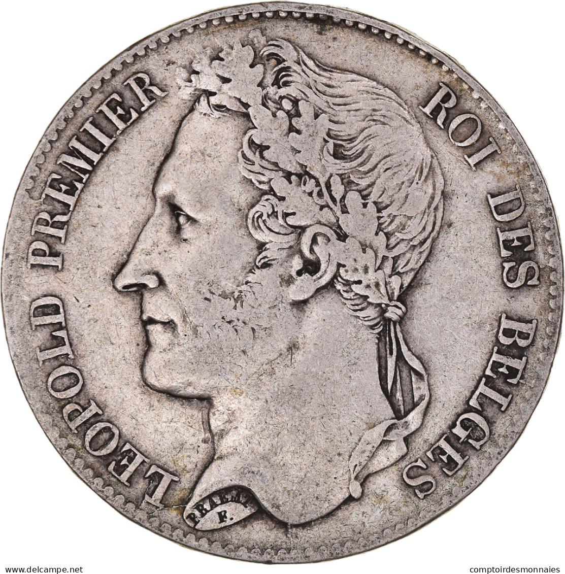 Monnaie, Belgique, Leopold I, 5 Francs, 5 Frank, 1849, TB+, Argent, KM:3.2 - 5 Francs