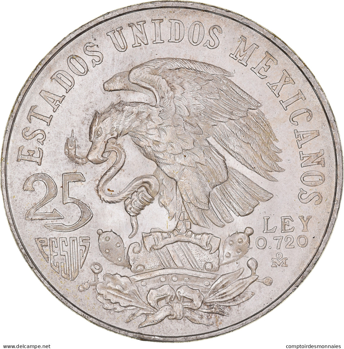 Monnaie, Mexique, 25 Pesos, 1968, Mexico, SUP+, Argent, KM:479.1 - Mexique