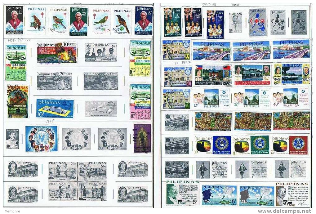 PHILLIPPINES COLLECTION OF  125 Mostly Mint Stamps 1960-9 - Philippinen