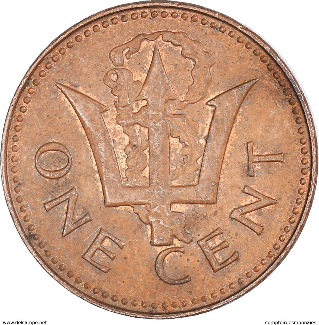 Monnaie, Barbade, Cent, 1976 - Barbados