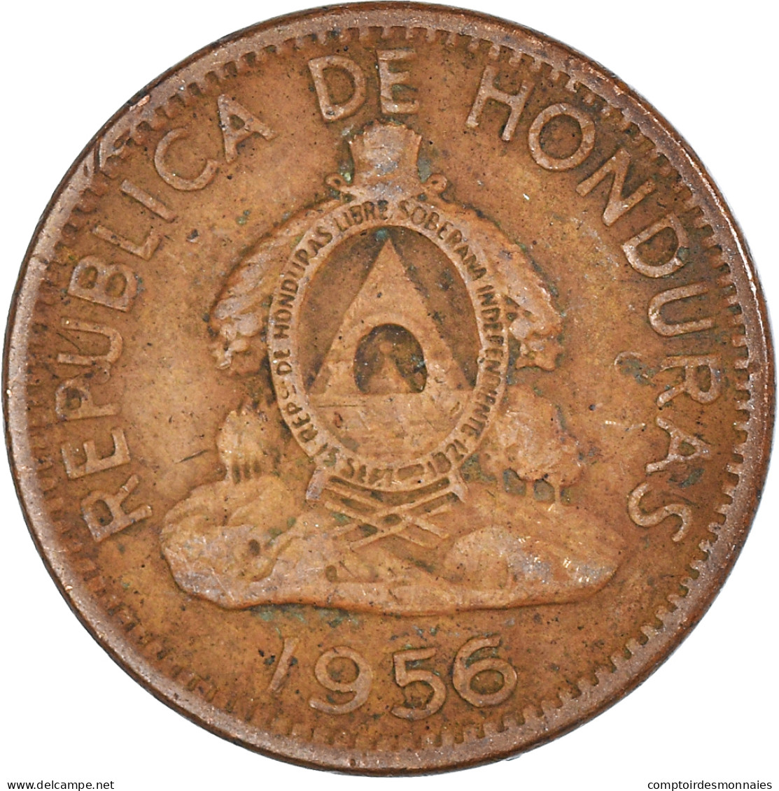 Monnaie, Honduras, 2 Centavos, 1956 - Honduras