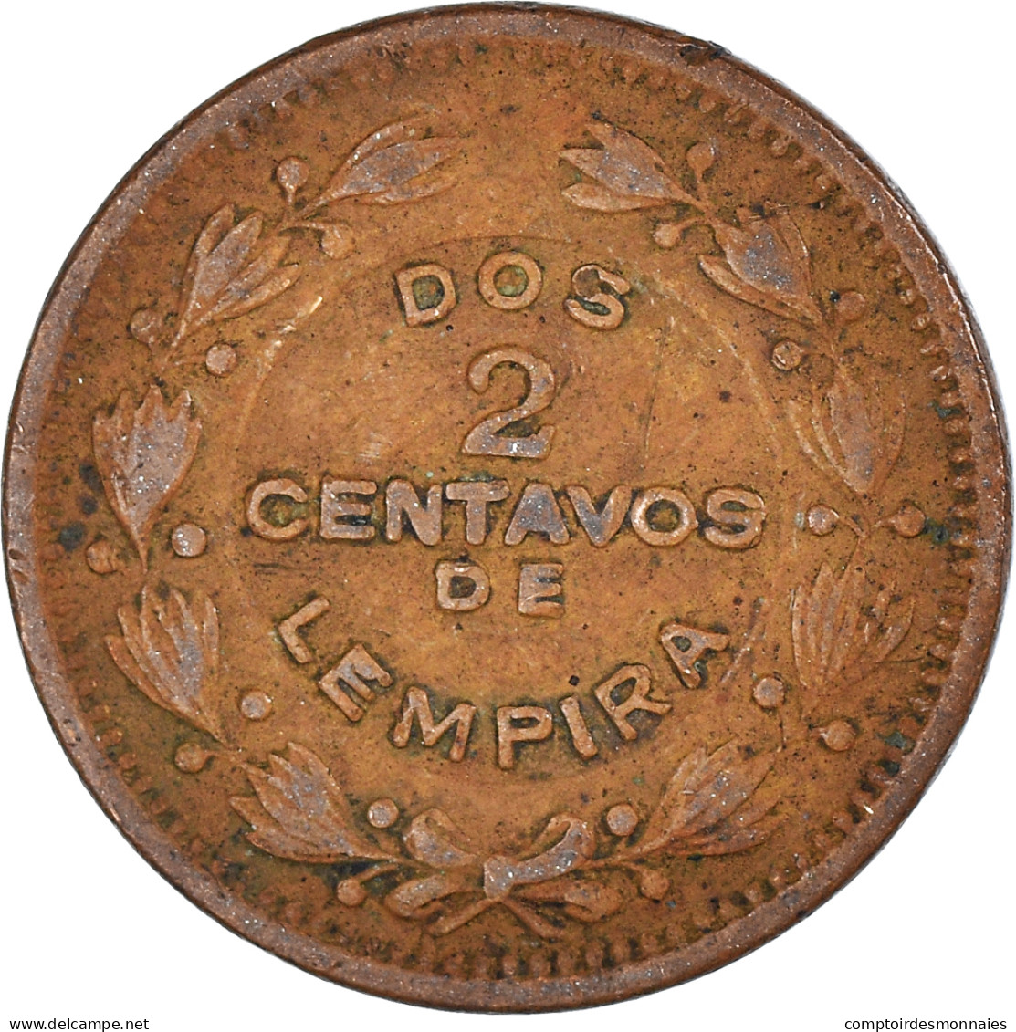 Monnaie, Honduras, 2 Centavos, 1956 - Honduras