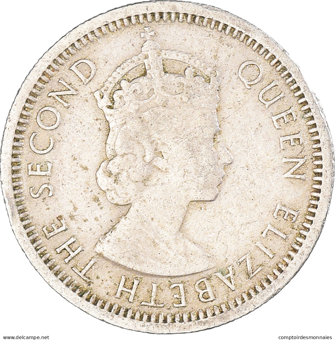 Monnaie, Etats Des Caraibes Orientales, 10 Cents, 1956 - Britse-karibisher Territorien