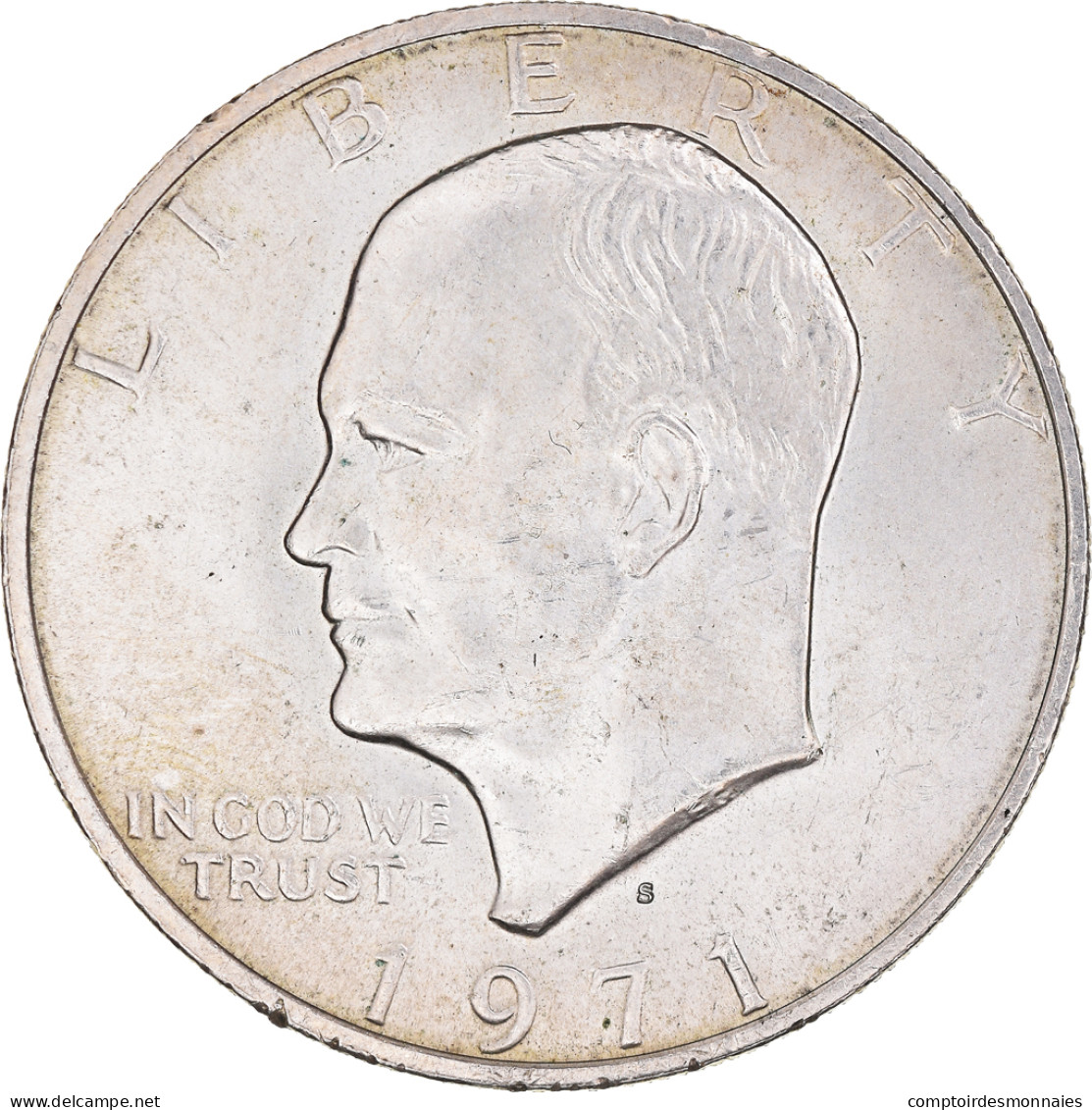 Monnaie, États-Unis, Eisenhower Dollar, Dollar, 1971, U.S. Mint, San Francisco - 1971-1978: Eisenhower