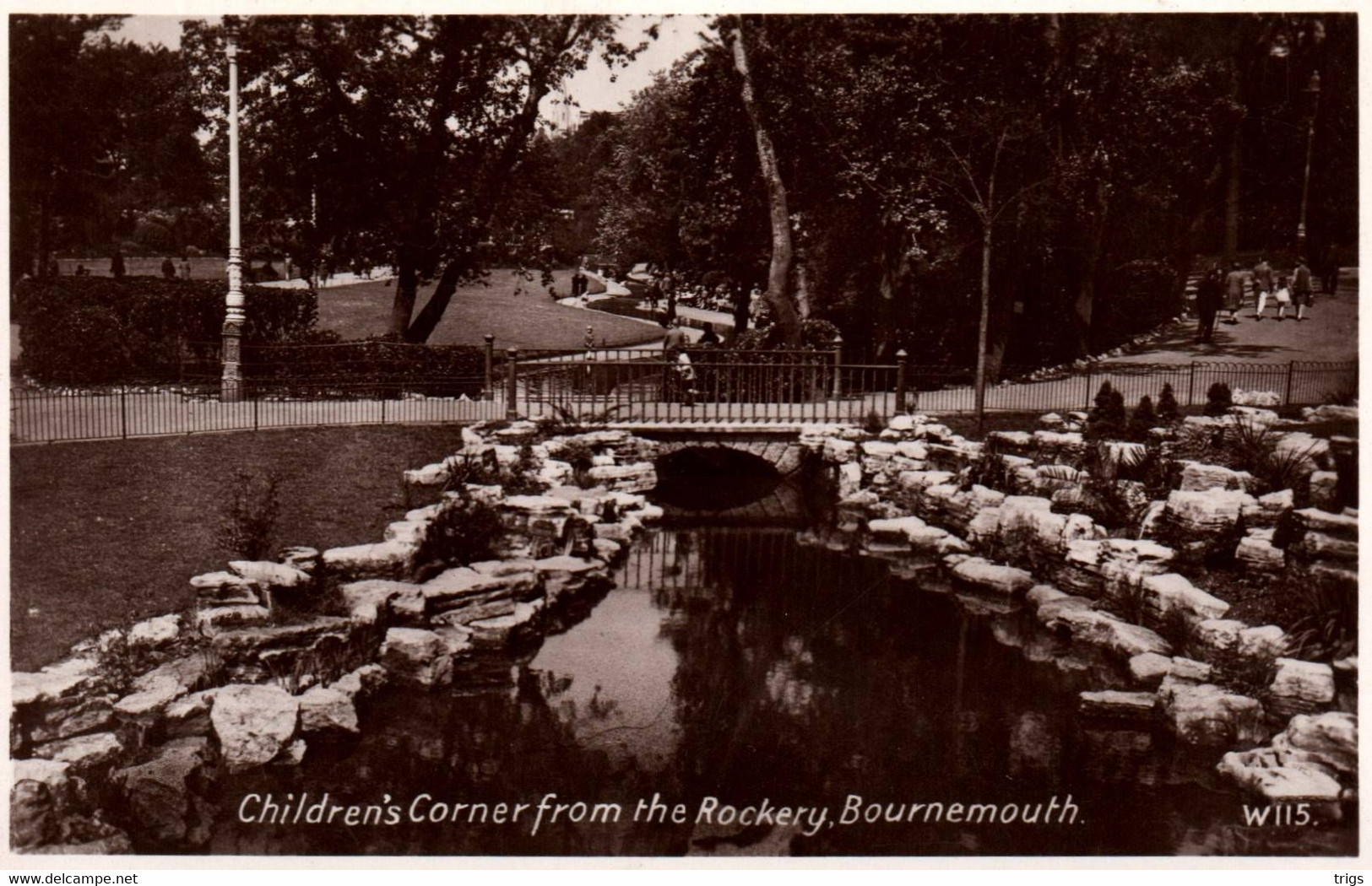 Bournemouth - Children's Corner From The Rockery - Bournemouth (avant 1972)