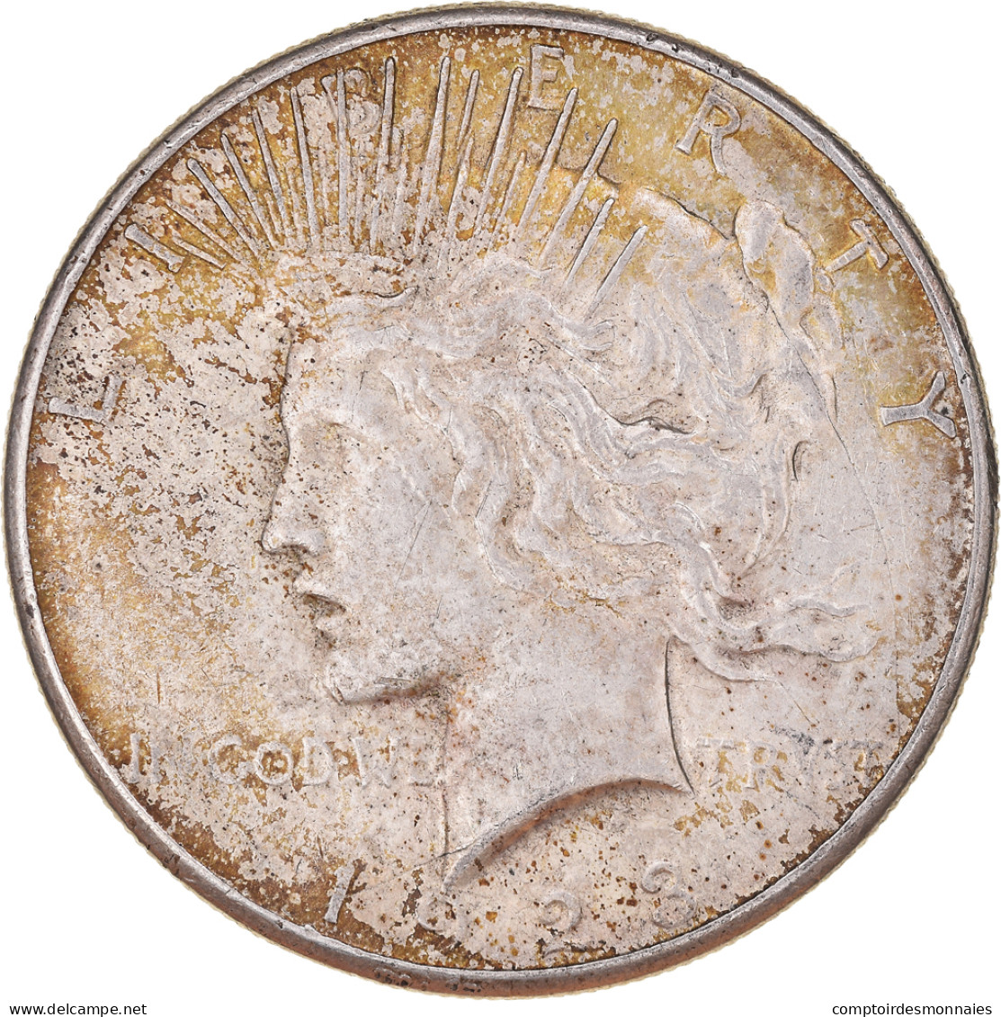 Monnaie, États-Unis, Dollar, 1923, U.S. Mint, San Francisco, TTB, Argent - 1921-1935: Peace (Paix)