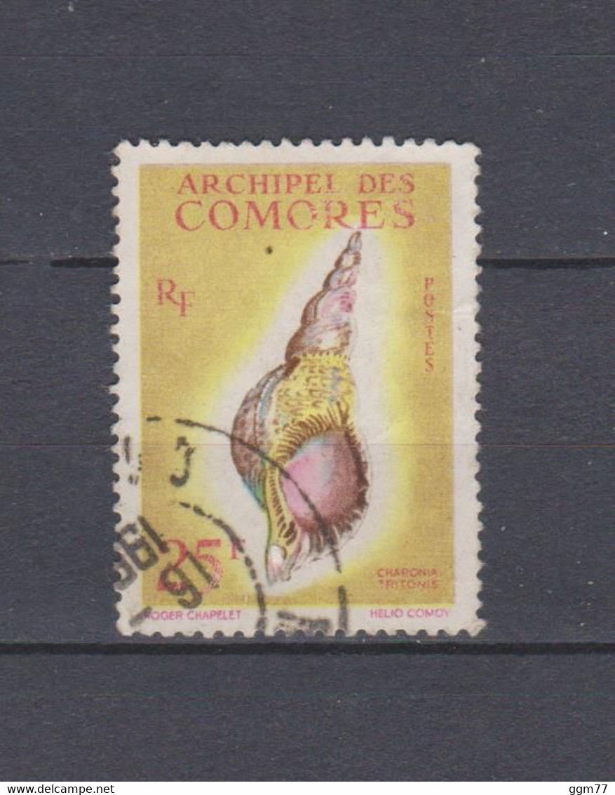 N° 24 TIMBRE COMORES OBLITERE DE 1950    Cote : 16 € - Usati