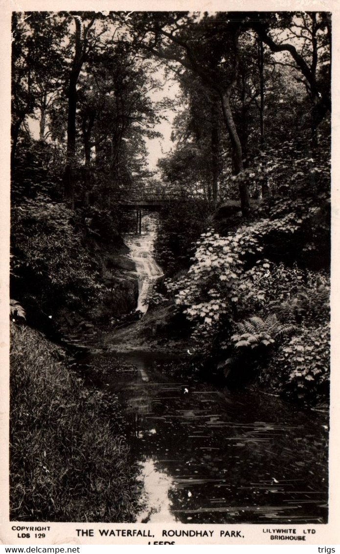 Leeds - Roundhay Park, The Waterfall - Leeds