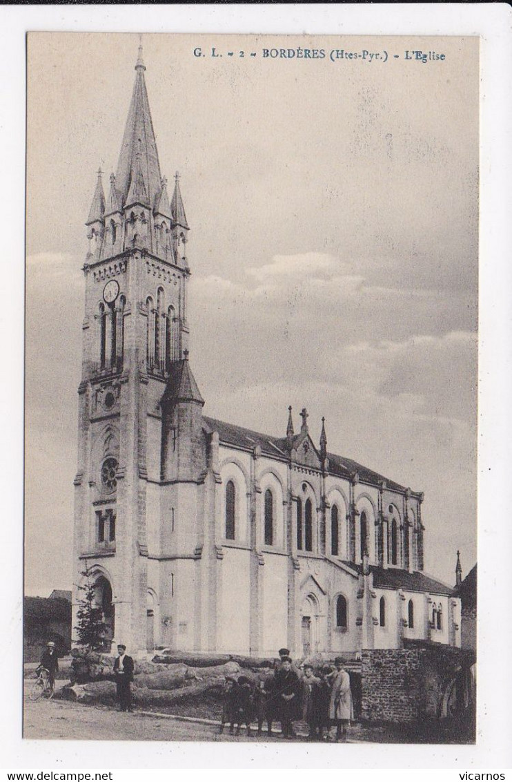 CP 65 BORDERES L'église - Borderes Louron