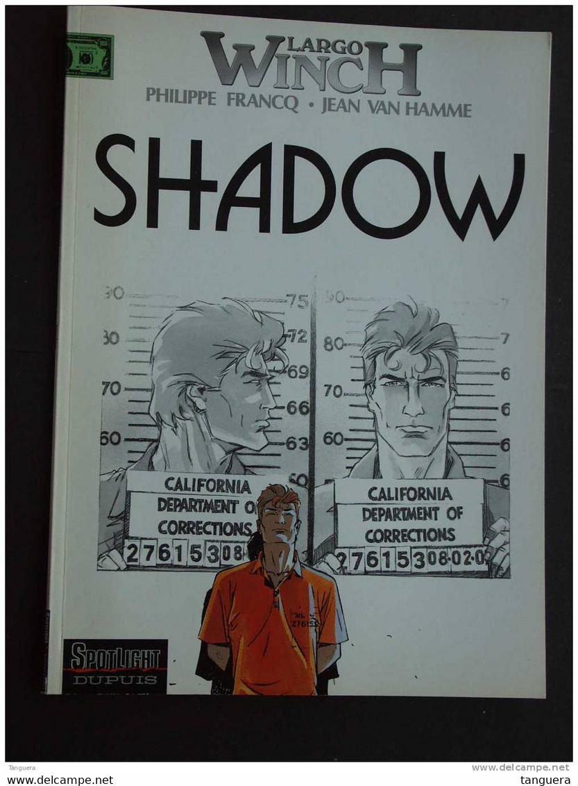 Largo Winch - Shadow - Album 12 - 1ste Druk 2002 - Philippe Francq - Jean Van Hamme - Largo Winch