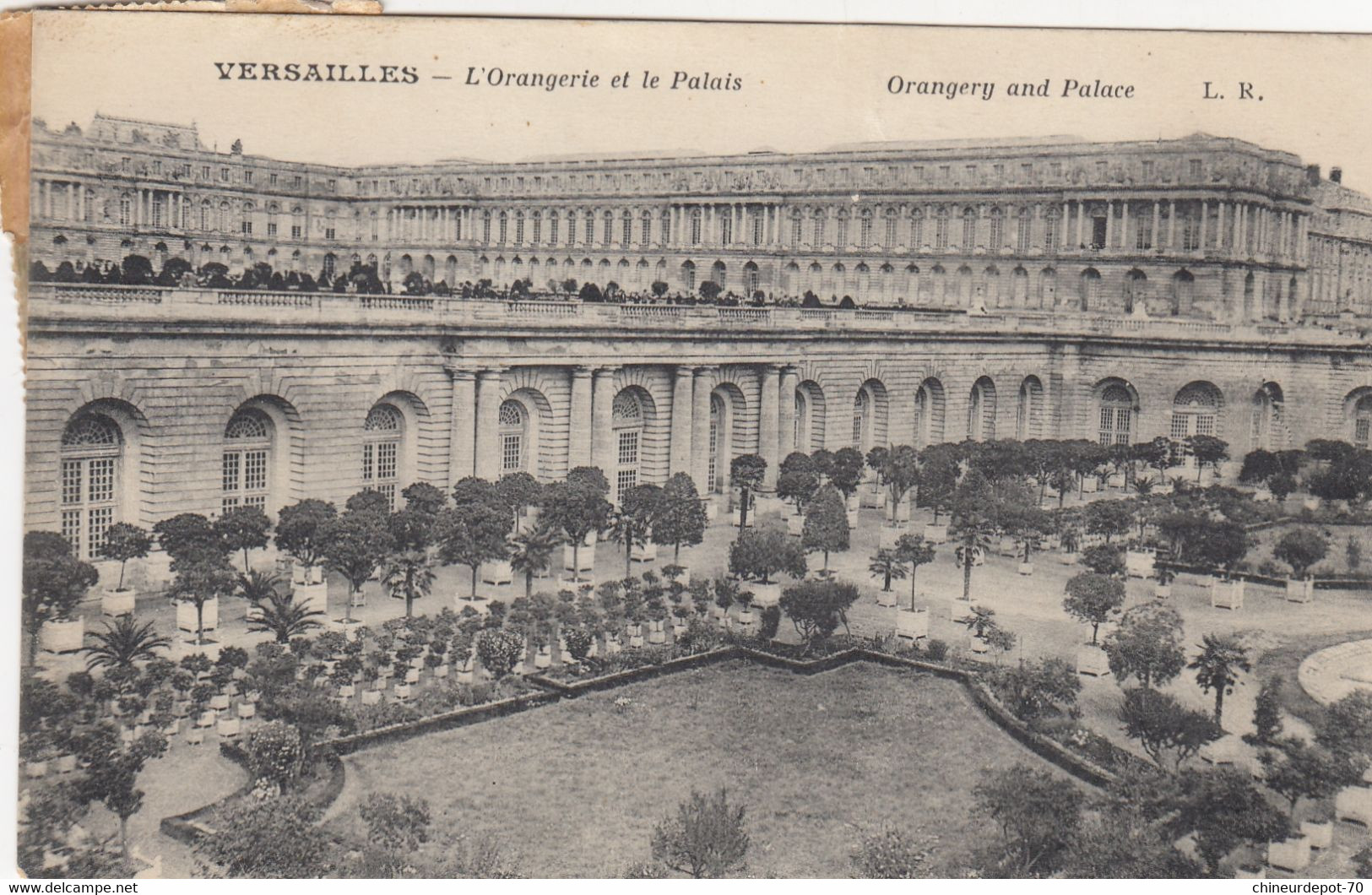 Cpa Versailles L'orangerie Et Le Palais , Timbres Pasteurs Et Olympiade 1924 - Other & Unclassified