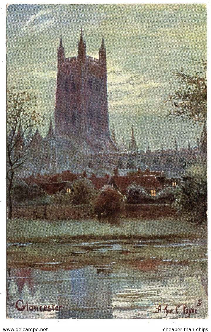 GLOUCESTER - The Cathedral - Arthur Payne - Tuck Oilette 6498 - Gloucester