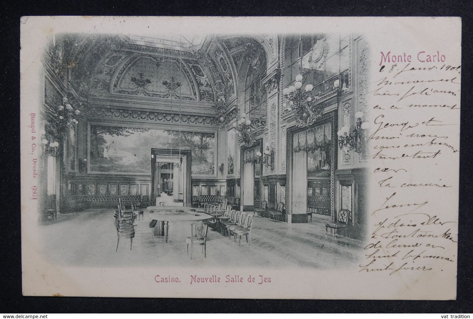 MONACO - Oblitération Ambulant Sur Carte Postale En 1902 Pour Le Parc St Maur - L 125049 - Briefe U. Dokumente