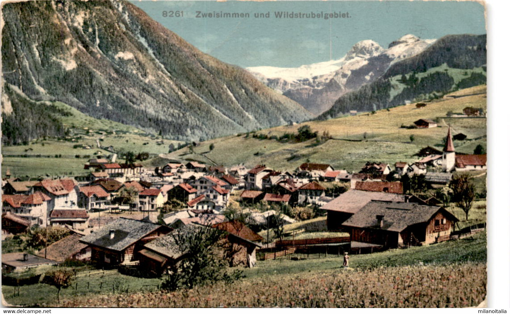 Zweisimmen Und Wildstrubelgebiet (8261) * 8. 7. 1909 - Trub