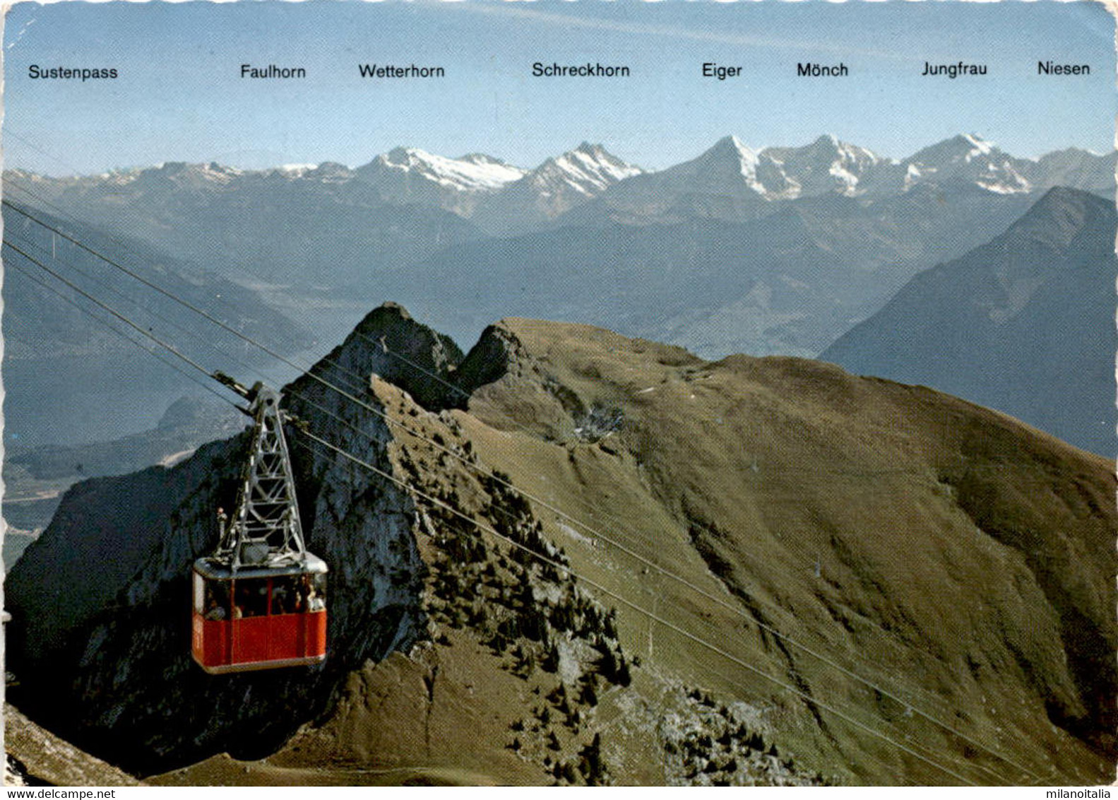 Luftseilbahn Erlenbach-Stockhorn - Simmental (7017) * 11. 10. 1972 - Erlenbach Im Simmental