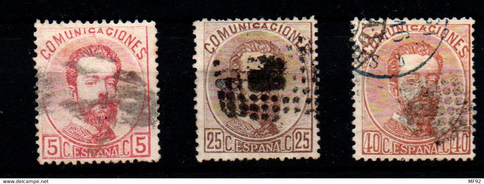 España Nº 118, 124/5. Año 1872 - Gebraucht