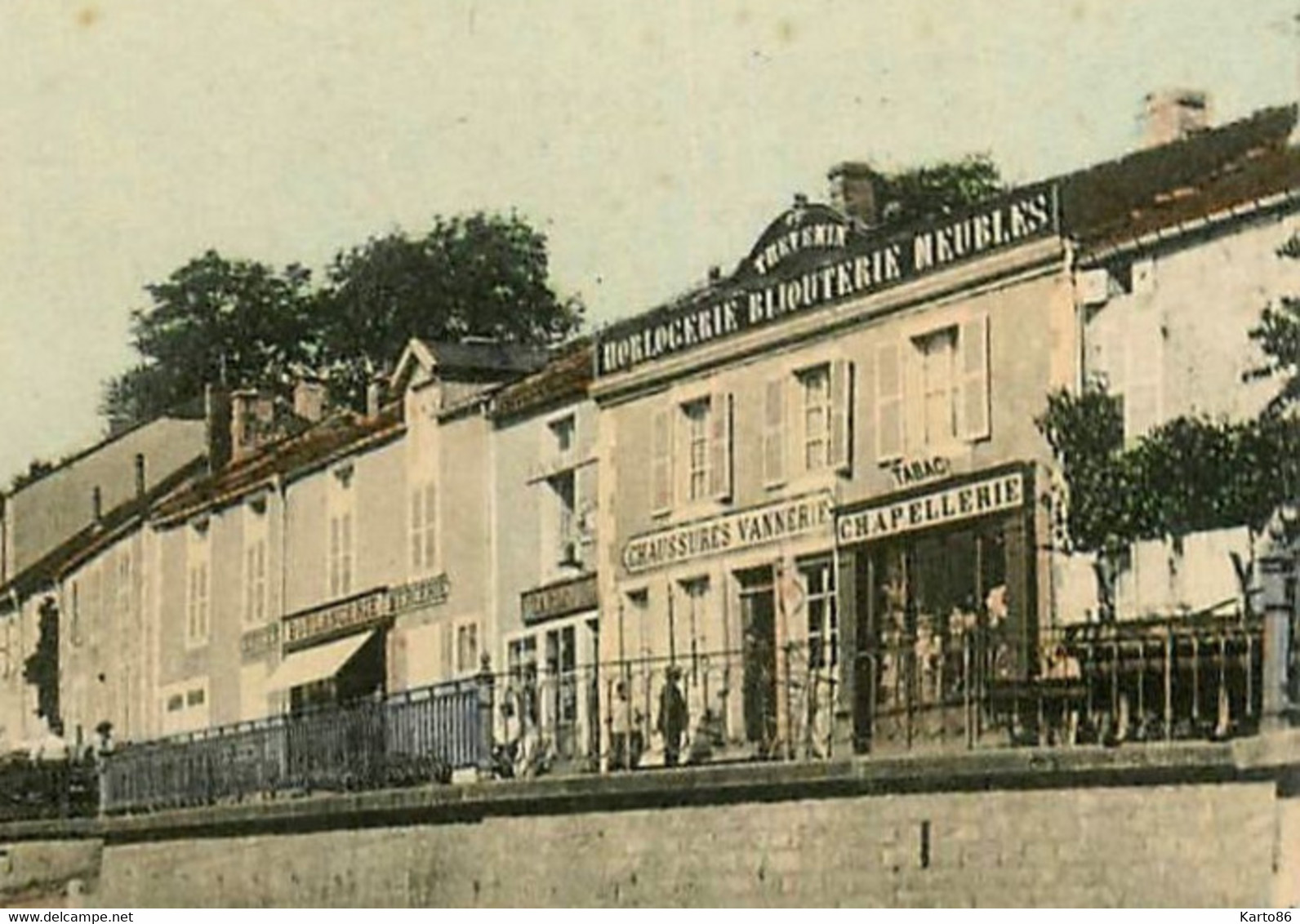 Montigny Le Roi * 1907 * Débit De Tabac Tabacs TABAC Chapellerie , Place De L'hôtel De Ville , Et La Voie * Horlogerie - Montigny Le Roi