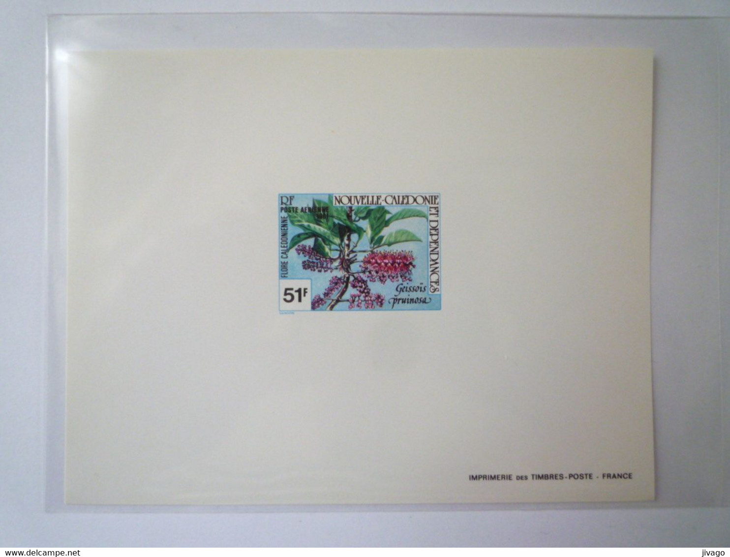 2022 - 3236  NOUVELLE CALEDONIE  :  EMISSION  LUXE  P.A.  1981  FLORE CALEDONIENNE   XXX - Cartas & Documentos