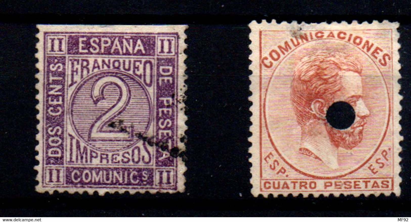 España Nº 116ª, 128T. Año 1872 - Gebraucht