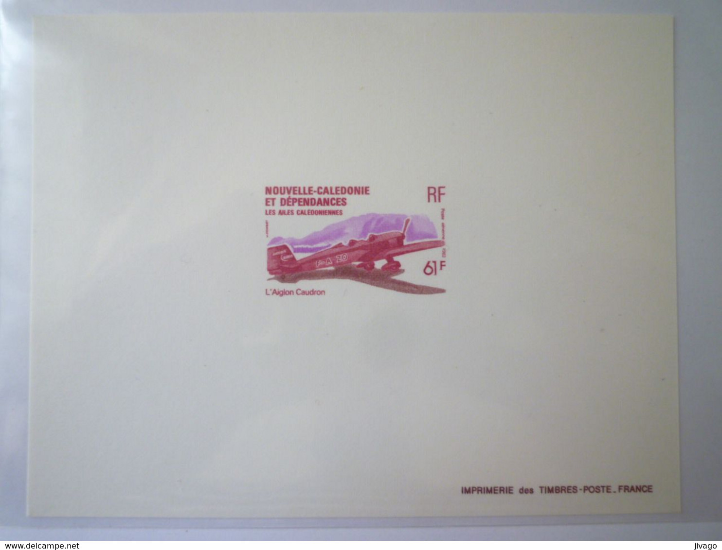 2022 - 3243  NOUVELLE CALEDONIE  :  EMISSION  LUXE  P.A.  1983  L'AIGLON  CAUDRON  XXX - Storia Postale