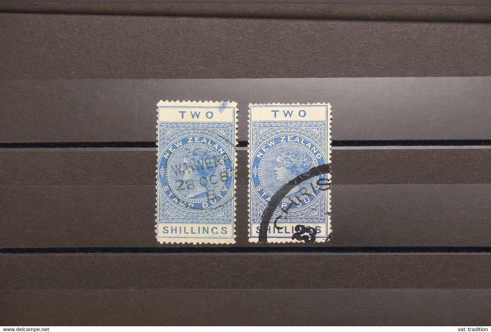 NOUVELLE ZÉLANDE - Fiscaux - Type Victoria 2S - Oblitérés. - L 125081 - Postal Fiscal Stamps