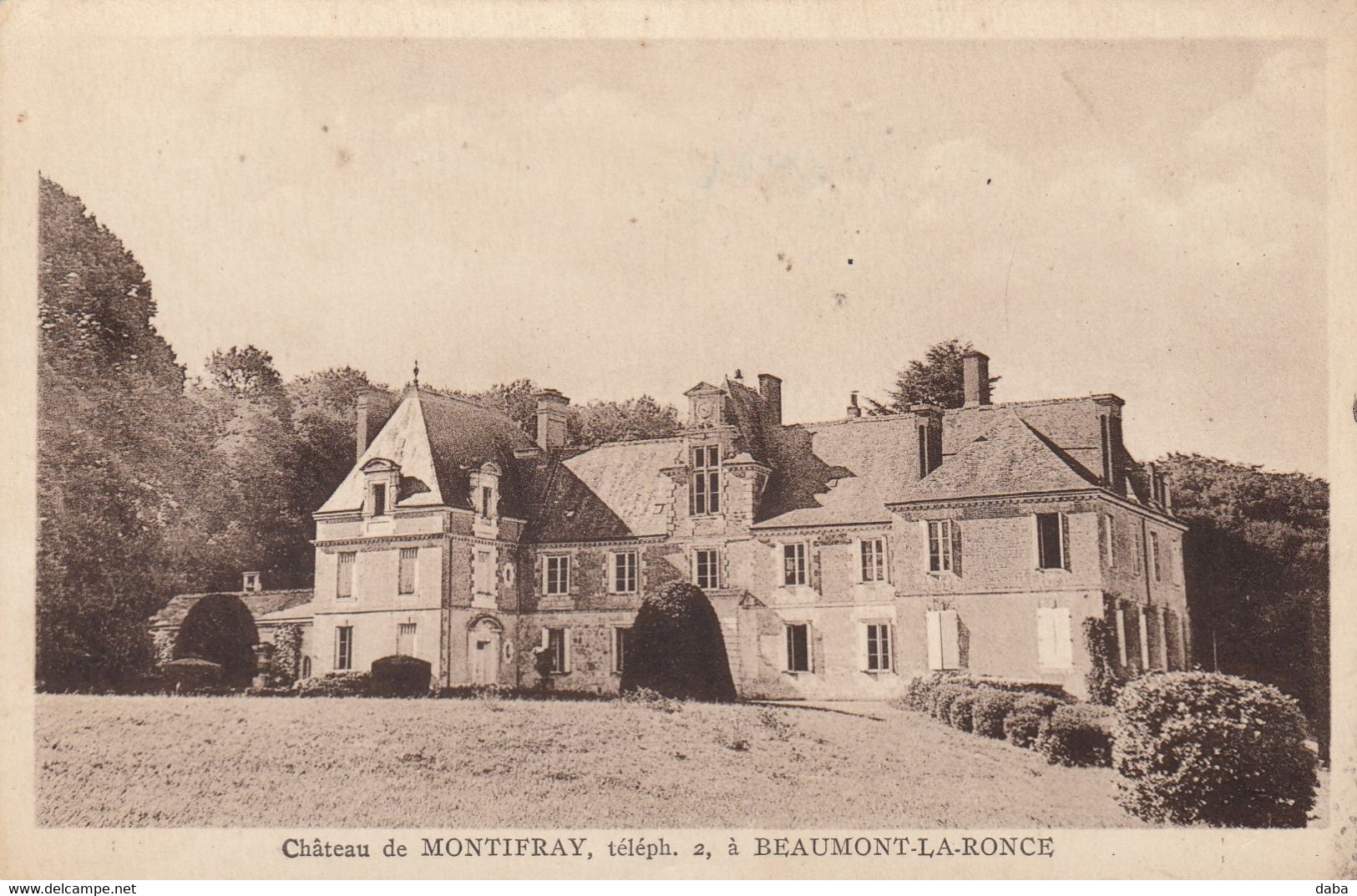 Beaumont-la-Ronce.  Château De Montifray - Beaumont-la-Ronce