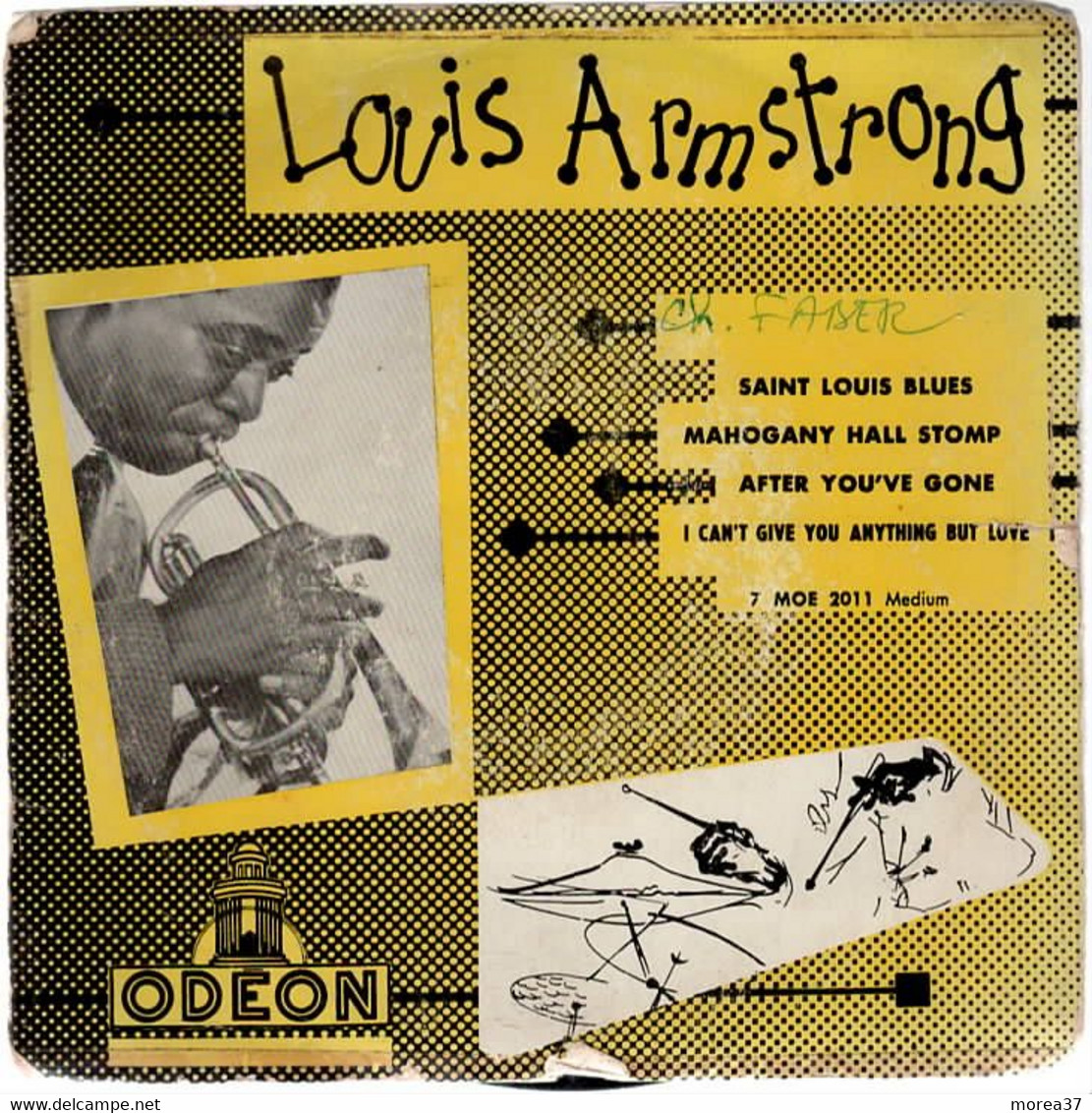 LOUIS ARMSTRONG  " Saint Louis Blues"  ODEON MOE 2011 - Jazz