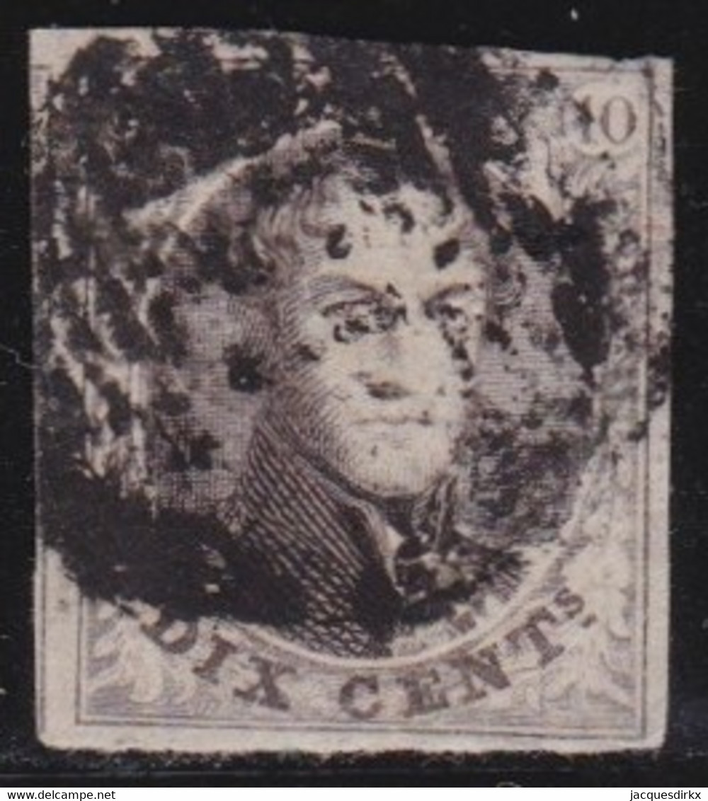 Belgie    .    OBP  .   6A      .   O      .      Gestempeld   .   /   .     Oblitéré - 1851-1857 Medaglioni (6/8)