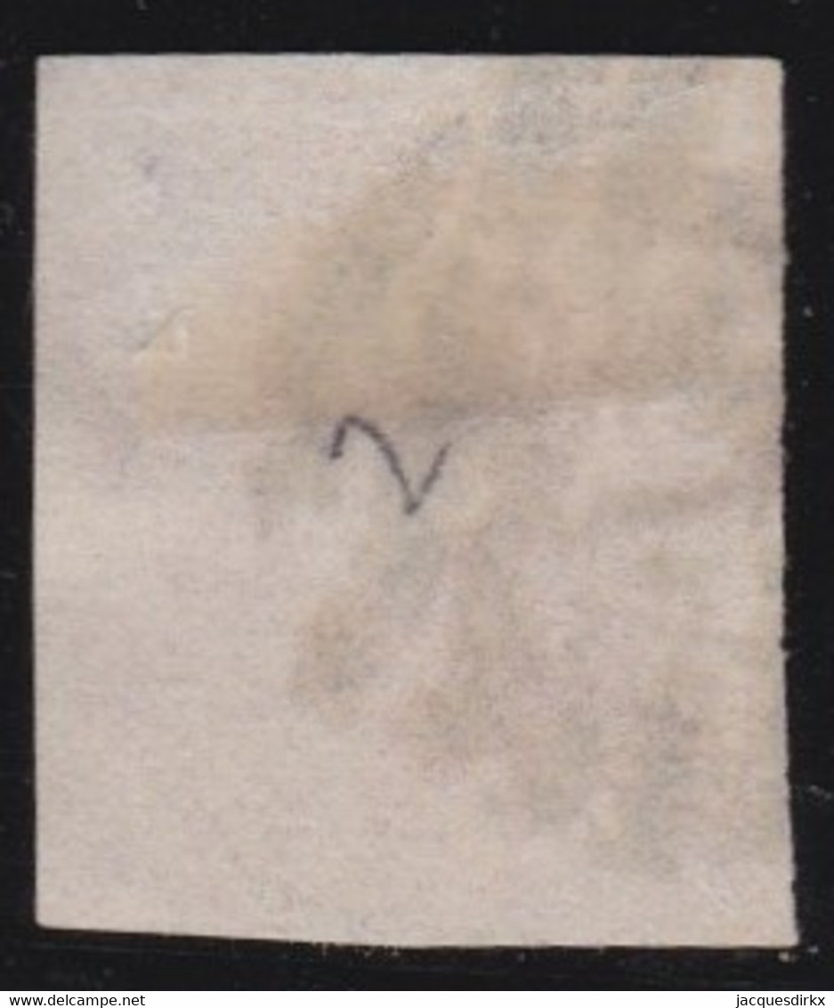 Belgie    .    OBP  .   12  (2 Scans)      .   O      .      Gestempeld   .   /   .     Oblitéré - 1858-1862 Medaillen (9/12)