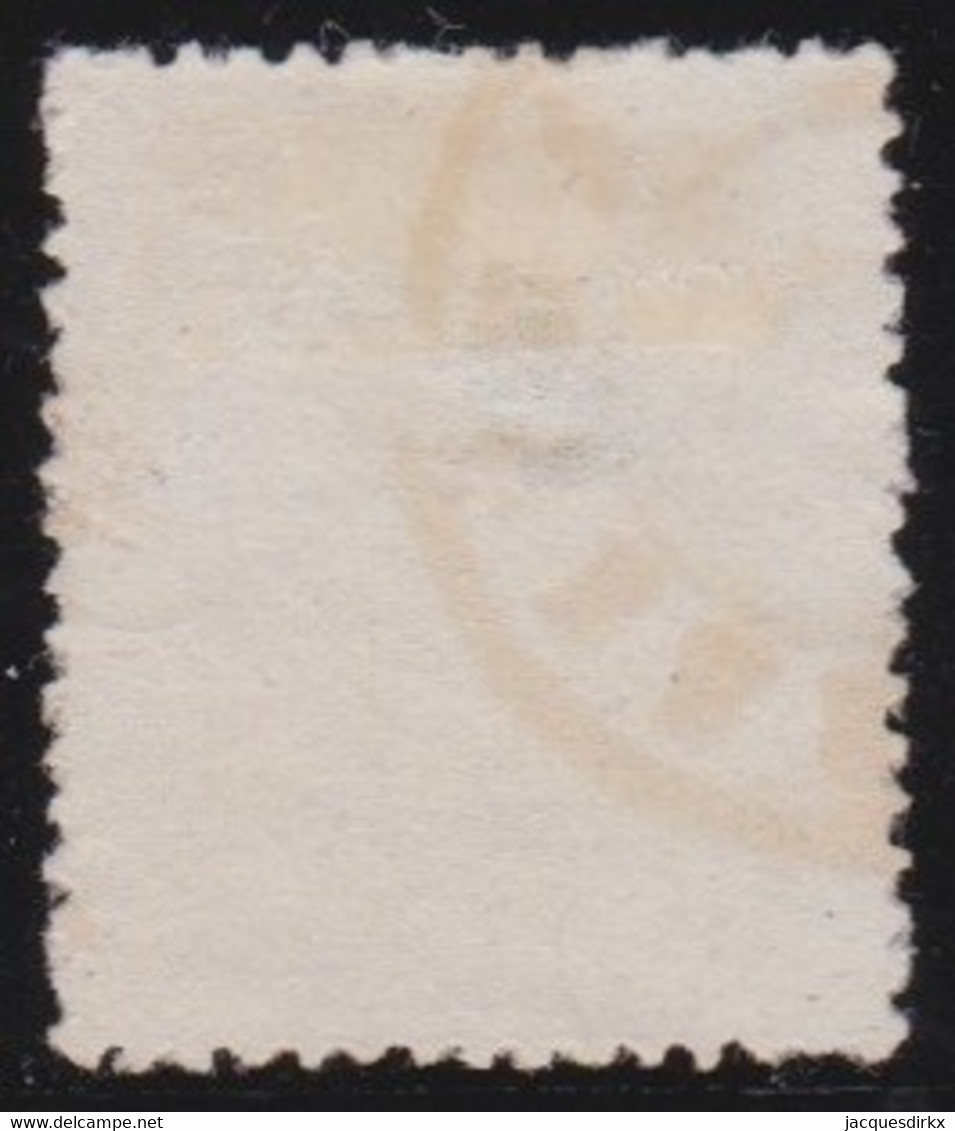 Belgie    .    OBP  .   25A    (2 Scans)  .   Perf. 15   .     O       .    Gestempeld   .   /   .    Oblitéré - 1866-1867 Piccolo Leone