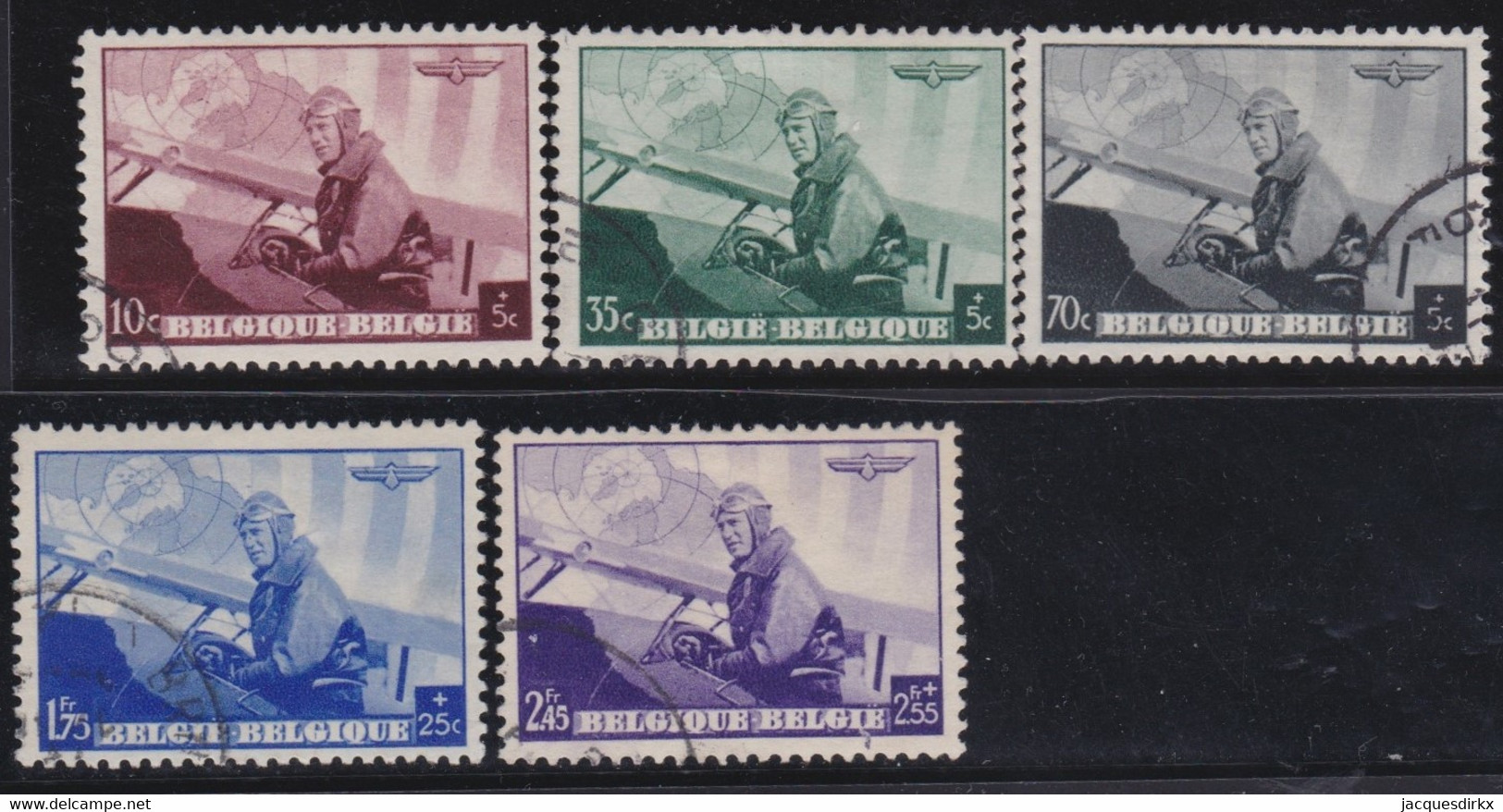 Belgie    .    OBP  .    466/470       .     O       .    Gestempeld   .   /   .    Oblitéré - Used Stamps