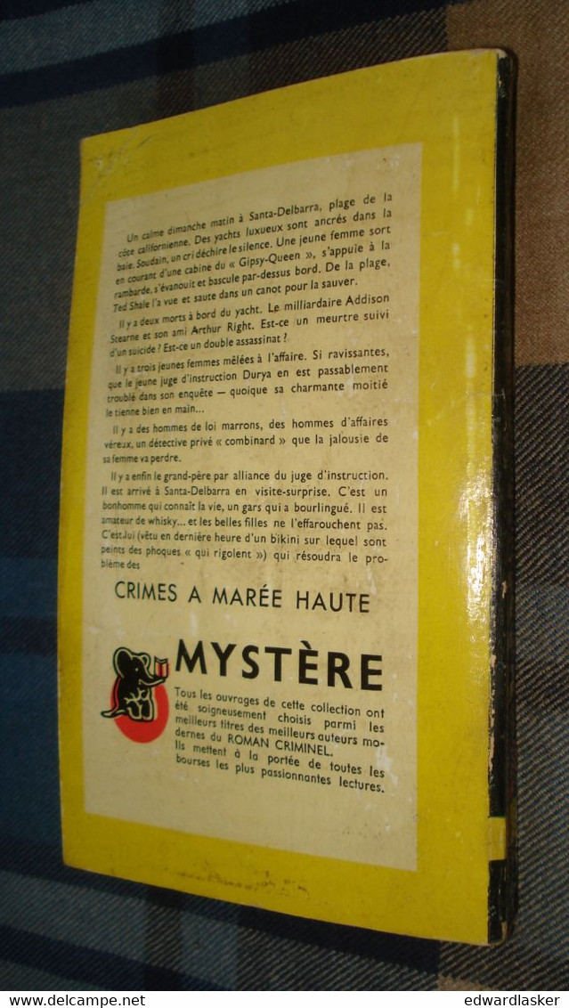 Un MYSTERE n°3 : CRIMES à MARÉE HAUTE /Erle Stanley GARDNER - octobre 1949