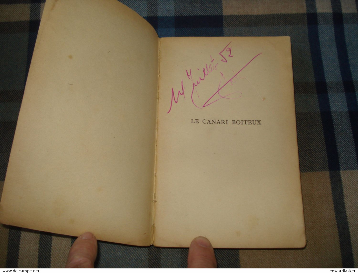 Un MYSTERE N°8 : Le CANARI BOITEUX /Erle Stanley GARDNER - Novembre 1949 - Presses De La Cité