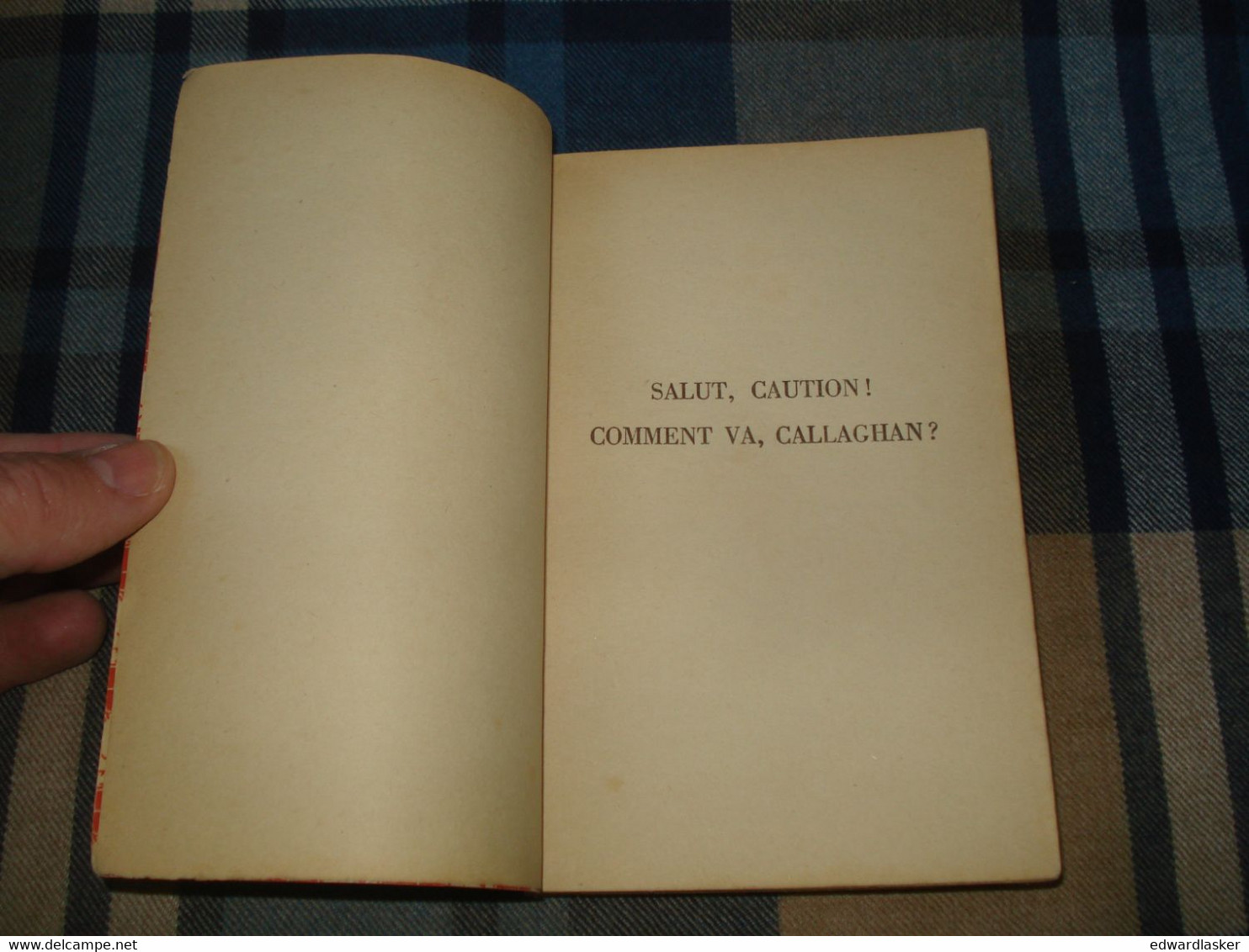 Un MYSTERE N°10 : Salut, CAUTION ! Comment Va CALLAGHAN ? /Peter CHEYNEY - Janvier 1950 [2] - Presses De La Cité