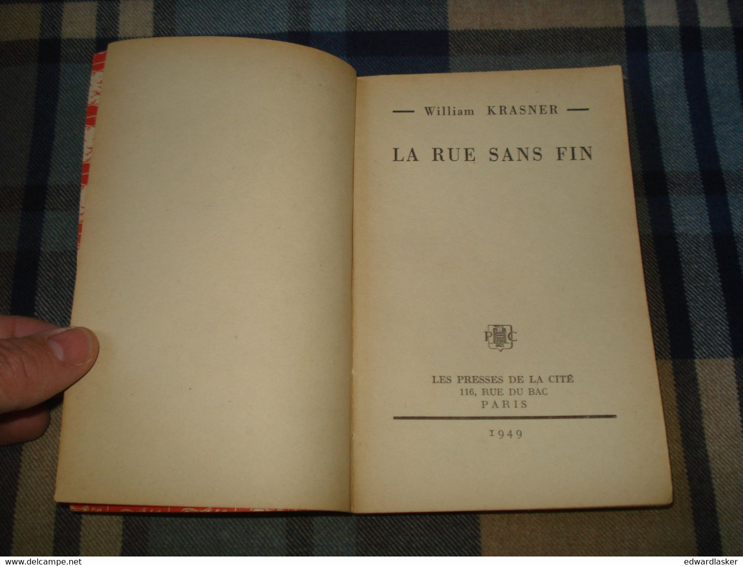 Un MYSTERE N°11 : La RUE Sans FIN /William KRASNER - Janvier 1950 - Presses De La Cité